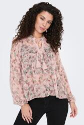 ONLY Only, Hosszú ujjú virágmintás felső, Rózsaszín, S (15283695-ROSE-SMOKE-S)
