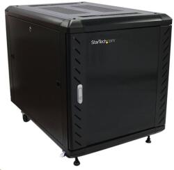 StarTech - 4 oszlopos 12U szerver rack szekrény, zárható 19" - RK1236BKF (RK1236BKF) - emag