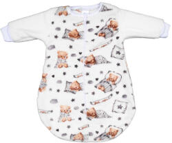 Asti Hosszú ujjú wellsoft hálózsák Macis mintával 3, 5 TOG