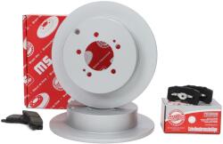  Féktárcsák + Betétek Hátsó Citroen C-crosser, C4; Mitsubishi; Peugeot