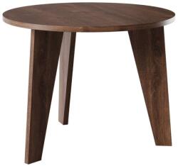  ROSE kerek asztal Ø90 cm konyhába, nappaliba, étkezőbe, csokoládé tölgyfa