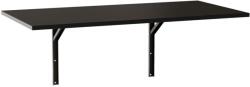  FLAP kihúzható fali asztal 138x68 cm Fekete