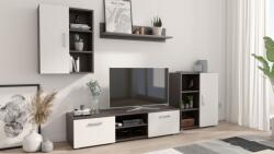  Nappali bútor szett Ikar felső elem WENGE FEHÉR TV-szekrény