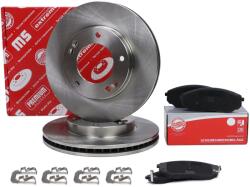  FÉKTÁRCSÁK + FÉKBETÉTEK elöl KIA SORENTO I (JC), SORENTO I VAN (JC)