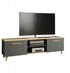  TV szekrény skandináv stílusban Bergen 120 cm ANTRACIT
