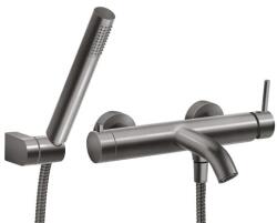 FERRO Kád csaptelep Novaservis Ferro Ciriculus fürdőkádas készlettel gun metal BCK11GM (BCK11GM)