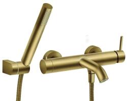 FERRO Kád csaptelep Novaservis Ferro Ciriculus fürdőkádas készlettel csiszolt arany BCK11BG (BCK11BG)