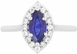  Ezüst Gyűrű Thai Zafírral és Fehér Topázzal, PCY11471/57