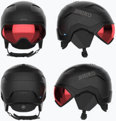 Briko Cască de schi Briko Stormrider matt black/gun metal