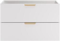 Comad Aster White dulap 80x45.6x50 cm sub chiuveta pe perete alb ASTER WHITE 82-80-46-2S (ASTERWHITE8280462S)