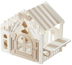 Moni Garden óriás házikó- játszóház műanyag pasztel