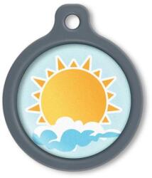 Blucky Sunny Pastel Turquoise Dog Tag large
