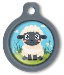 Blucky Baby Lamb Boy Turquoise Blue Dog Tag medium - dogshop