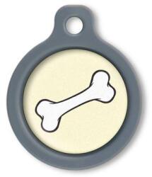 Blucky Bone Pastel Yellow Dog Tag medium - dogshop