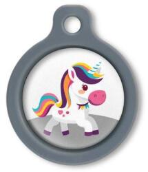 Blucky Unicorn White Dog Tag medium - dogshop