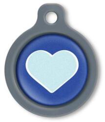Blucky Heart Dark Blue Dog Tag medium - dogshop