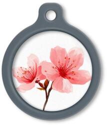 Blucky Sakura Pastel Orange Dog Tag large - dogshop