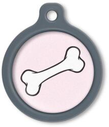 Blucky Bone Rose Dog Tag large - dogshop