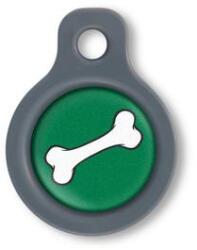 Blucky Bone Dark Green Dog Tag small - dogshop