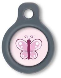 Blucky Butterfly Rose Dog Tag small - dogshop