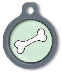 Blucky Bone Pastel Green Dog Tag medium - dogshop