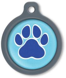 Blucky Wild Paw Turquoise Blue Dog Tag large - dogshop