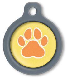 Blucky Wild Paw Yellow Dog Tag medium - dogshop
