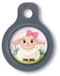Blucky Baby Lamb Girl Rose Dog Tag small