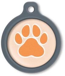 Blucky Wild Paw Pastel Orange Dog Tag large - dogshop