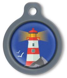 Blucky Azure Dark Blue Dog Tag medium - dogshop