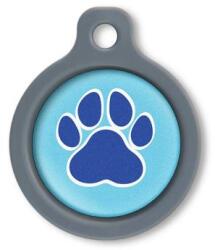 Blucky Wild Paw Turquoise Blue Dog Tag medium - dogshop