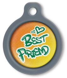 Blucky Graffiti Orange Dog Tag medium - dogshop