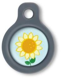 Blucky Sunflower Pastel Turquoise Dog Tag small