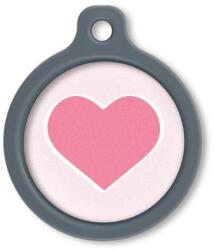 Blucky Heart Rose Dog Tag large - dogshop