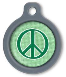 Blucky Graffiti Turquoise Green Dog Tag medium