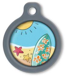 Blucky Waikiki Turquoise Blue Dog Tag medium - dogshop