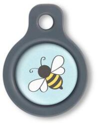 Blucky Bee Turquoise Blue Dog Tag small - dogshop