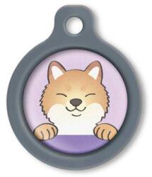 Blucky Happy Pup Pastel Purple Dog Tag medium - dogshop
