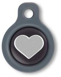 Blucky Heart Black Dog Tag small - dogshop