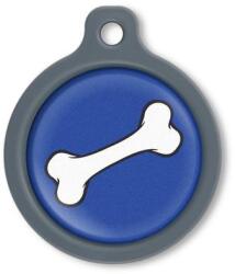 Blucky Bone Dark Blue Dog Tag large - dogshop