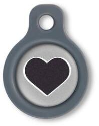 Blucky Heart Grey Dog Tag small - dogshop