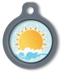 Blucky Sunny Pastel Turquoise Dog Tag medium - dogshop