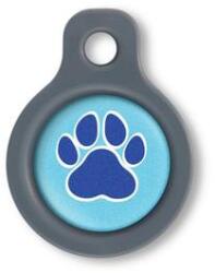 Blucky Wild Paw Turquoise Blue Dog Tag small - dogshop