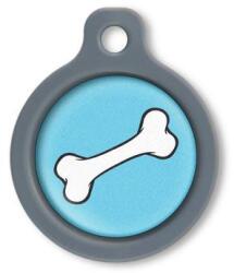Blucky Bone Turquoise Blue Dog Tag medium - dogshop