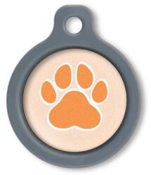 Blucky Wild Paw Pastel Orange Dog Tag medium