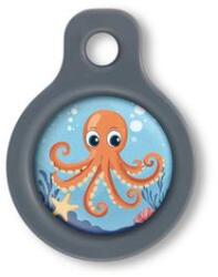 Blucky Octo Turquoise Blue Dog Tag small - dogshop