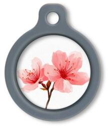 Blucky Sakura Pastel Orange Dog Tag medium - dogshop