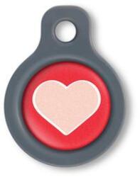 Blucky Heart Red Dog Tag small - dogshop