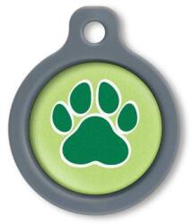 Blucky Wild Paw Lime Green Dog Tag medium - dogshop