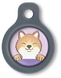 Blucky Happy Pup Pastel Purple Dog Tag small